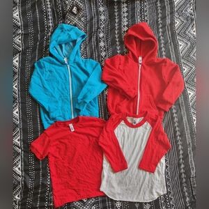 4 tops size 6 American Apperal NWNT